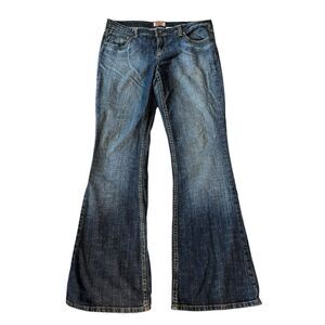 Kids Dark Blue Flared Jeans